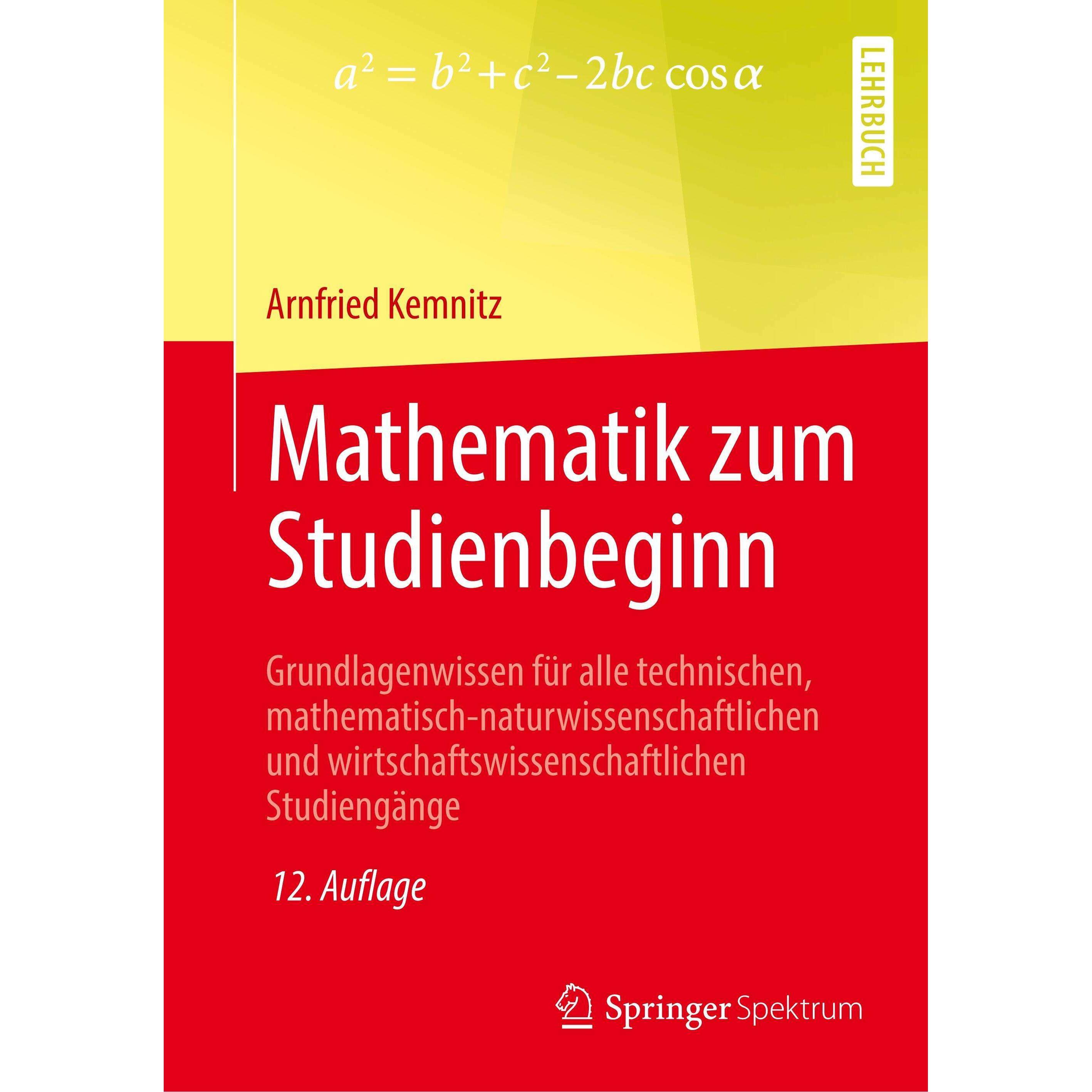 Mathematik zum Studienbeginn, Schulbücher von Arnfried Kemnitz