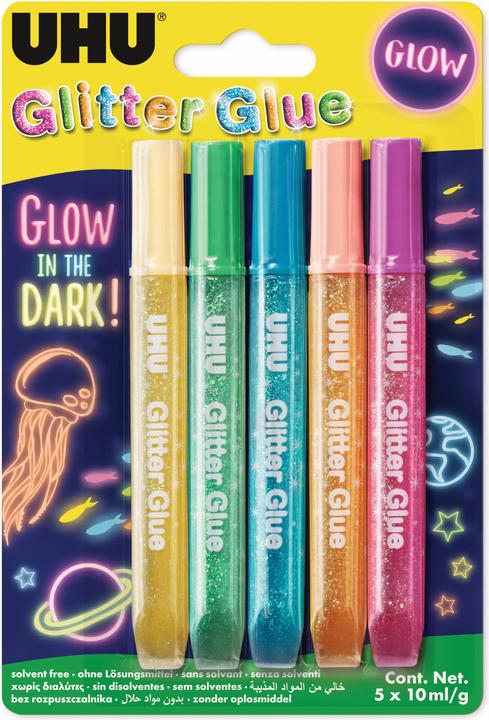 Produktbild UHU Glitter Glue Glow (10 g, 10 ml)