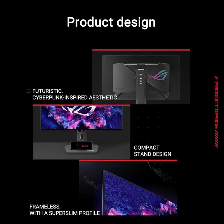 Actual product image ASUS ROG Strix OLED XG27AQDMG (2560 x 1440 pixels, 26.50")