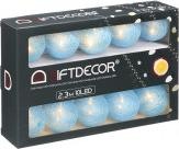 Produktbild Giftdecor led streifen 10 blaue kugel mit umkarton (230 cm)
