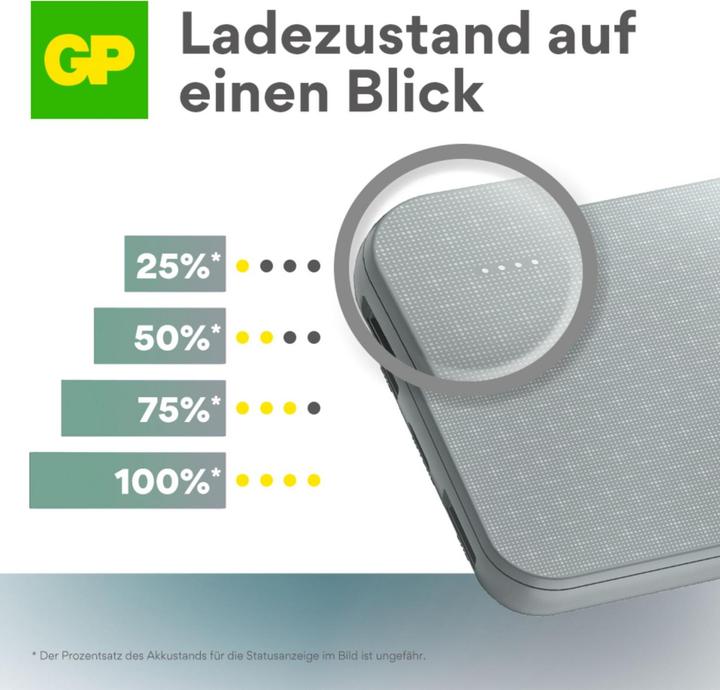 Actual product image GP Batteries GP PowerBank B+ Series 5000 mAh moss green (5000 mAh)