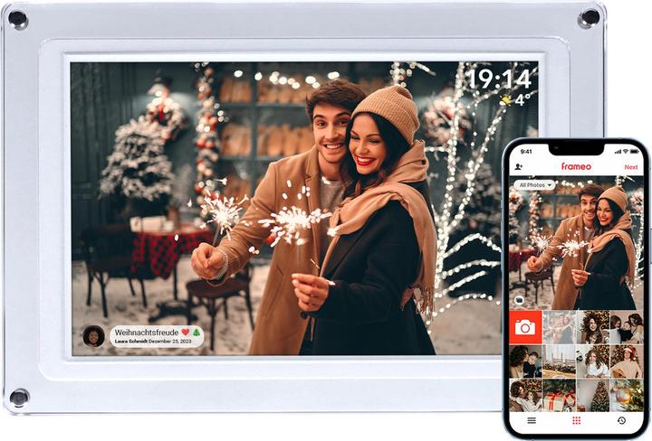 Actual product image Rollei Smarter Bilderrahmen | 10,1" Diagonale | WiFi | Frameo App | Acryl | Modell 109 (10.10", 1280 x 800 pixels)