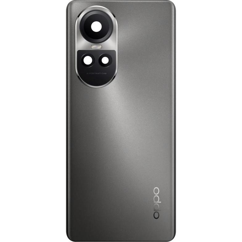 OPPO Akkudeckel für Reno10 Pro, silbery Grau, Mobilgerät Ersatzteile, Grau, Silber