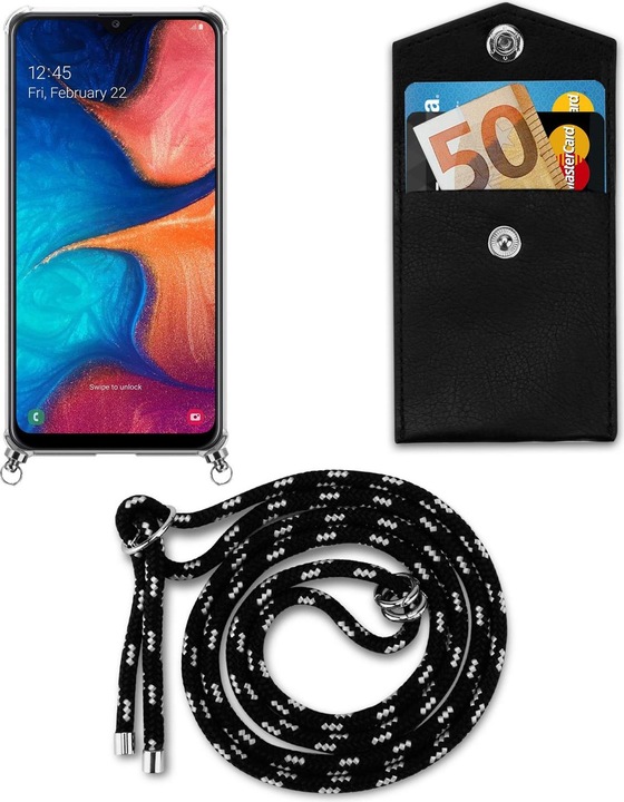 Produktbild Cadorabo TPU Handy Kette SILBER Cover