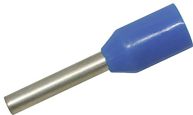 Produktbild Steffen Aderendhülse isoliert 0.75mm2/8mm hellblau VPE 100 Stk.