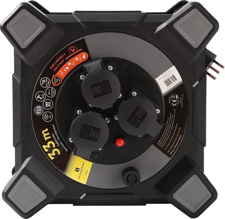 Actual product image Schönenberger Kabelbox Kunststoff T13 IP55 33m 3 x T13 (33 m, 1.50 mm²)