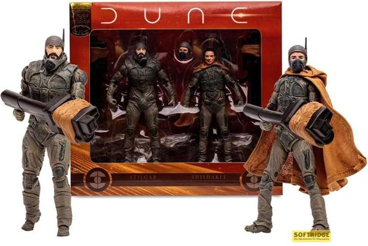 Actual product image McFarlane Dune: Part 2 Action Figures 2-Pack Stilgar & Shishakli (Gold Label) 18 cm