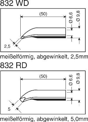 Produktbild Lötspitze 832 WD (Lötspitze)