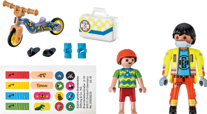 Image du produit Playmobil Ambulancier avec patient (71245, Playmobil City Life)
