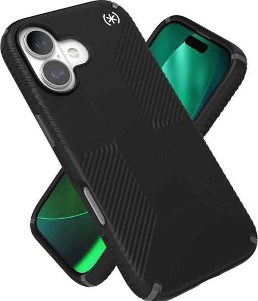 Produktbild speck Presidio2 Grip + MS Apple iPhone 17 Black - with Microban (Apple iPhone 17)
