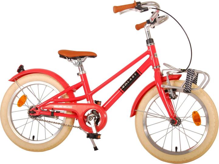 Productafbeelding Volare Melody Kinderfiets - Meisjes - 16 inch - Pastel Rood - Prime Collectie (16")