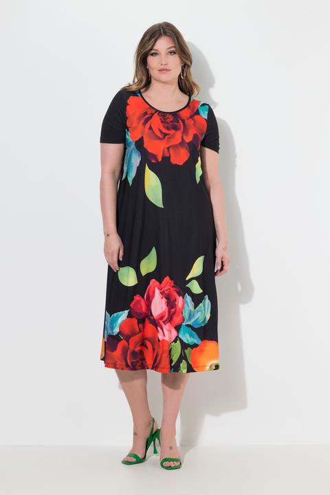 Produktbild Miamoda Kleid, A-Linie, Blumenmotiven (44)