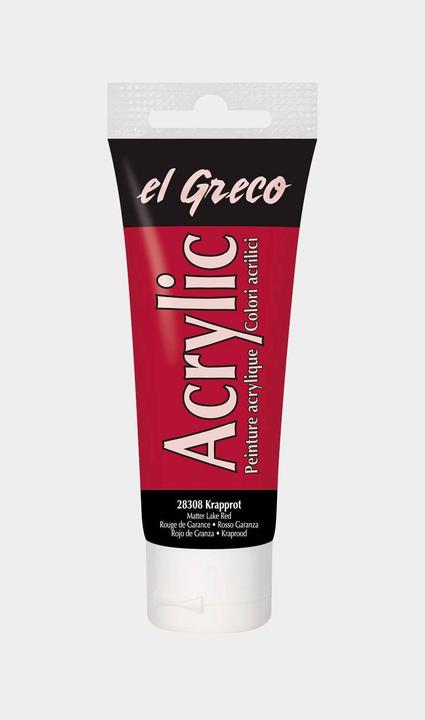 Produktbild Kreul el Greco Acrylic 75ml (Krapprot, 75 ml)