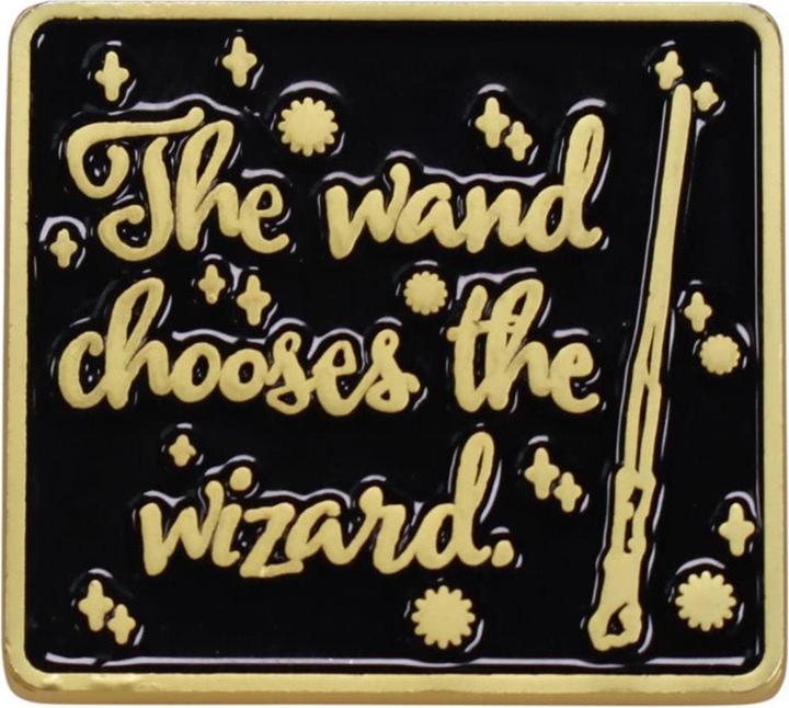 Produktbild The Wand Chooses Its Wizard Abzeichen Emaille