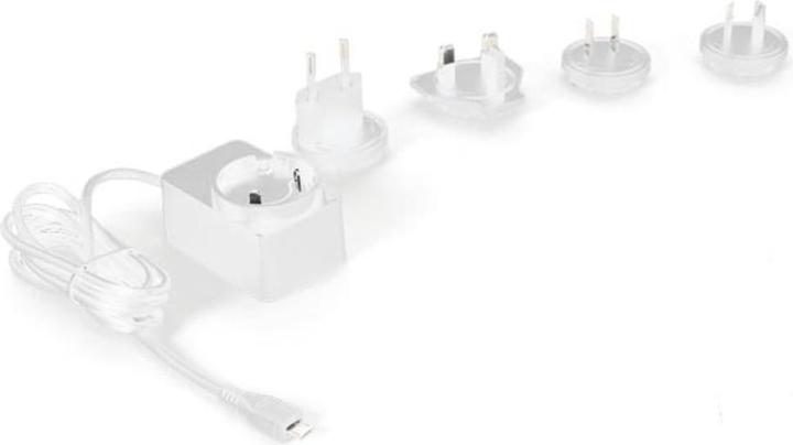 Productafbeelding Velleman Compacte Universele Lader Met Micro USB Aansluiting - 5 Vdc - 2,5 A Met 4 Reisstekkers (5 W)