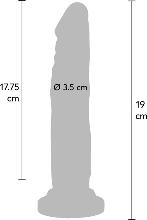 Actual product image ToyJoy Happy Dicks Dong 7.5 Inch