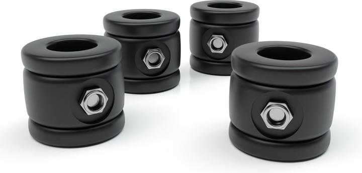 Sportime 4er-Set Guardian Stellring/ Torwart-Stopper, 16 mm