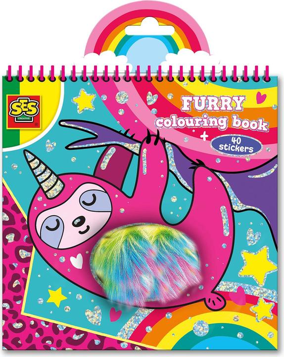 Ses Libro da colorare in peluche