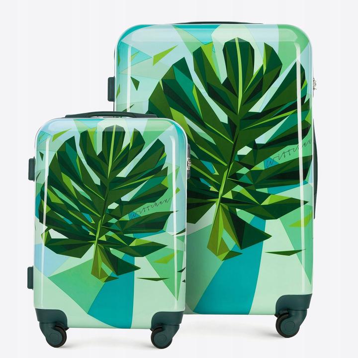 Actual product image Wittchen Young Collection ABS Polycarbonate Coated Telescopic Handle Luggage Set