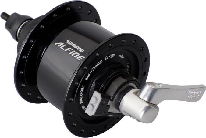 Actual product image Shimano Hub dynamo (Disc brake Center lock)