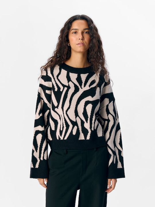 Image du produit Object Gemusterter Strickpullover (S)