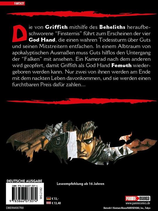 Immagine prodotto Panini Berserk Max 7 (Tedesco, Kentaro Miura, 2007)