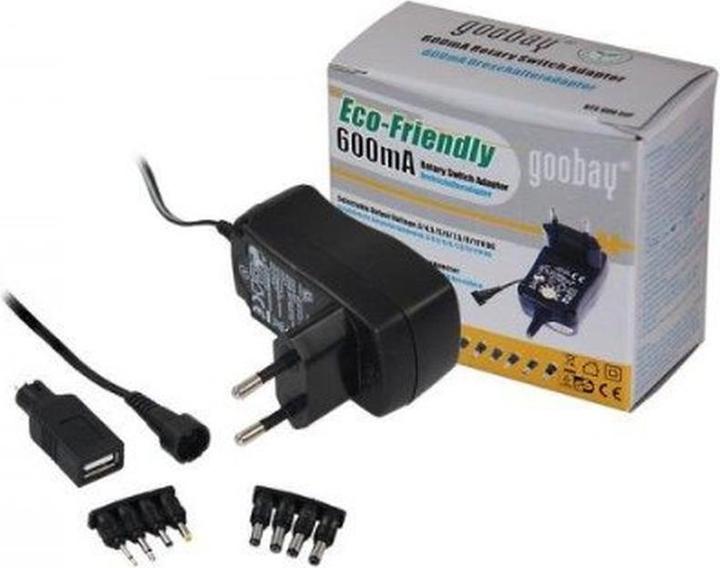 Goobay 3 V - 12 V Universal-Netzteil 0.6 A