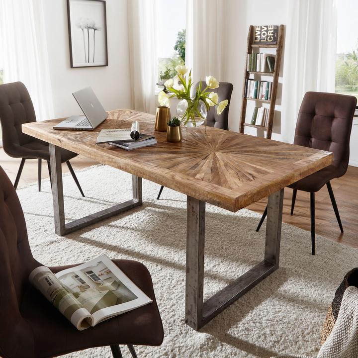 Produktbild FineBuy Esstisch Mango Massivholz (200 x 76 x 100 cm)