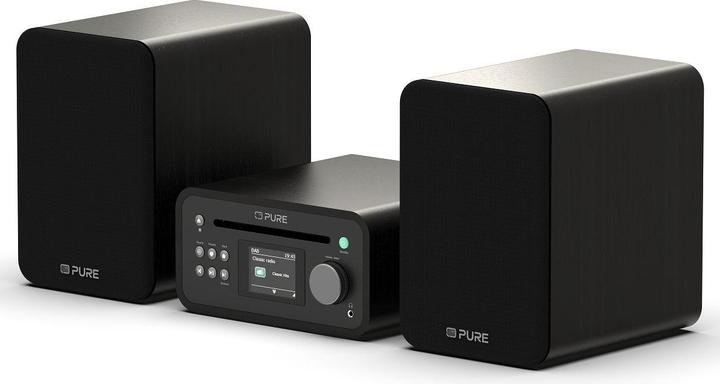 Actual product image Pure Classic Stereo Mini Black (Bluetooth, CD player, 2x 20 W)