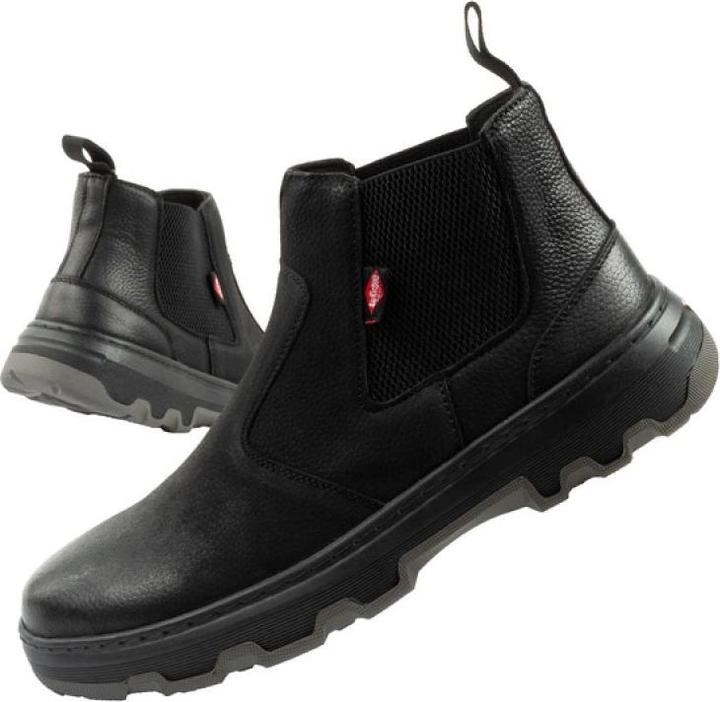 Lee Cooper Herrenschuhe, elegante Chelsea-Boots aus Leder (40)