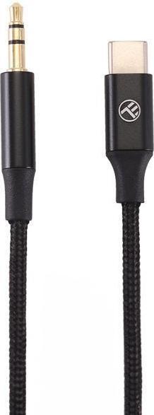 Image du produit Tellur Câble audio USB-C vers Jack 3.5mm DAC 1m Noir (1 m, Jack 3,5 mm (AUX))