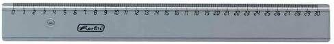 Actual product image Herlitz Herl ruler plastic transp. (30 cm, Plastic)