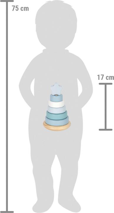 Produktbild small foot Stapelturm blau