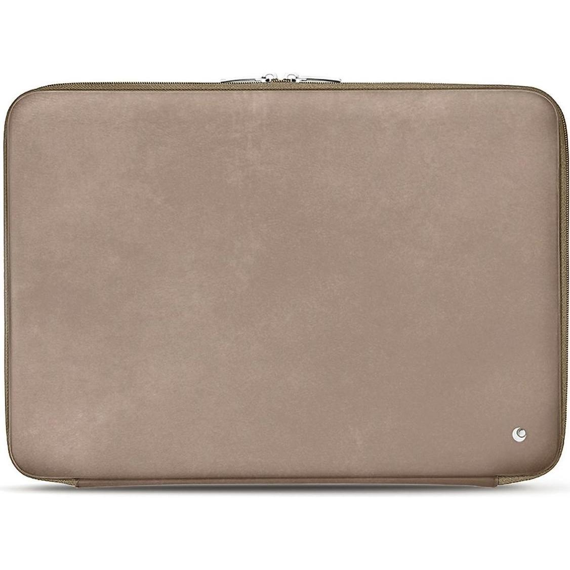 Noreve Lederhülle, Notebooktasche, Beige