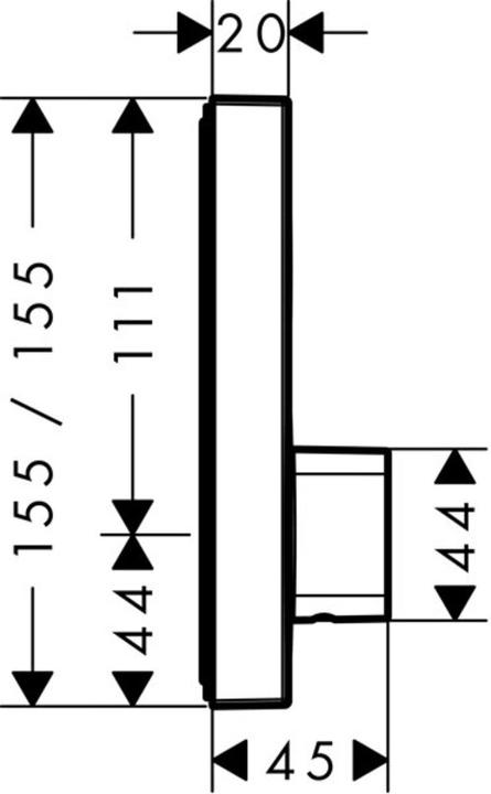 Produktbild hansgrohe ShowerSelect Chrom
