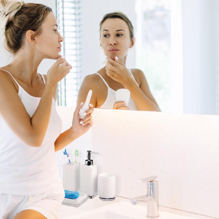 Immagine prodotto Relaxdays Set da 4 pezzi di accessori da bagno