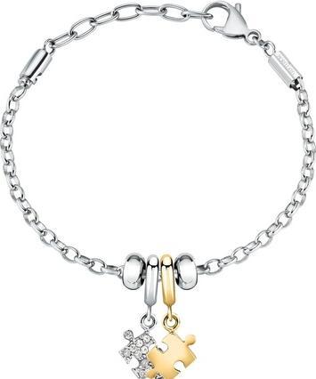 Image du produit Morellato Élégant bracelet bicolore en acier Puzzle Drops SCZ1349 (Acier)