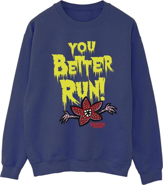 Produktbild Netflix Stranger Things You Better Run Sweatshirt (M)