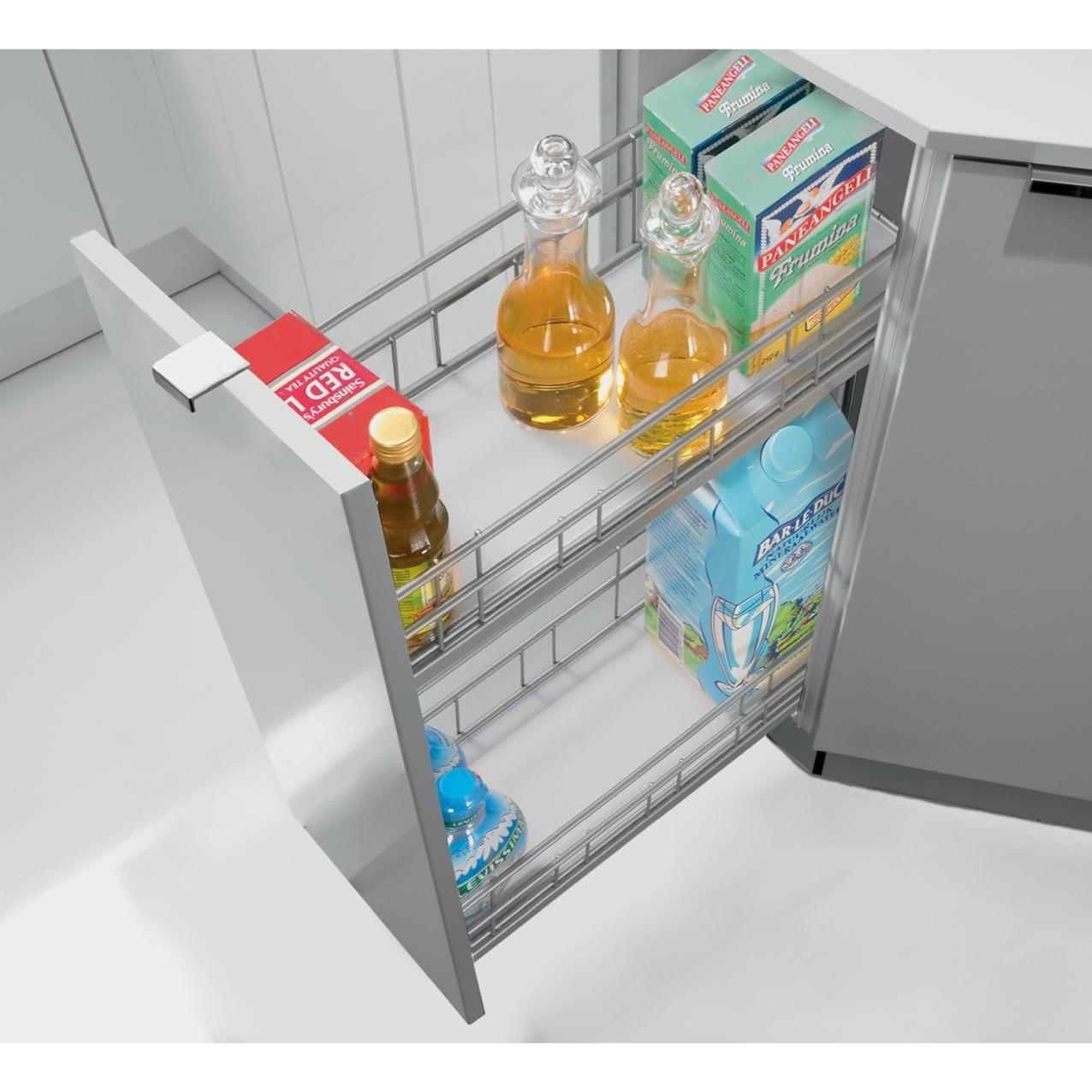 Hettich, Schubladenauszüge, Cargo IQ plus 200, 2-etagig silber