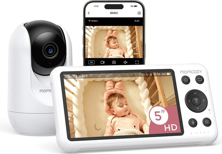 Image du produit Momcozy Moniteur bébé (Babyphone audio, Babyphone avec caméra, 300 m)