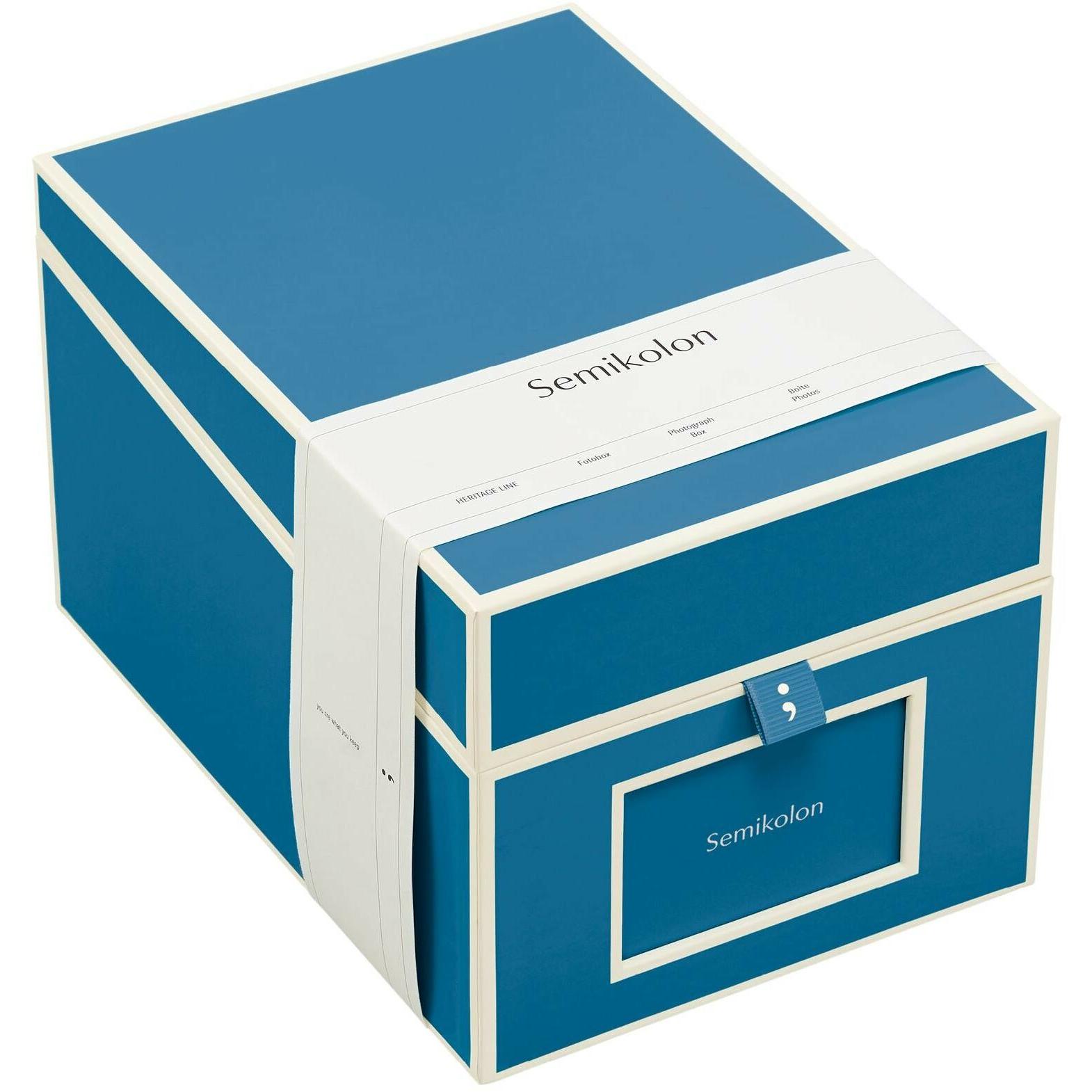 Semikolon, Fotoalbum, Fotobox Blau (10 x 15 cm, 9 x 13 cm)