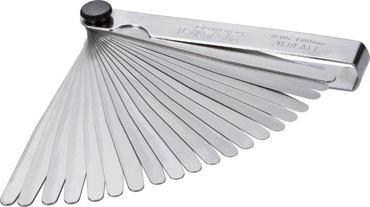 Produktbild Vigor Fühlerlehren Satz ∙ V1714 ∙ 0,05 - 1,00 mm (0.10 cm)