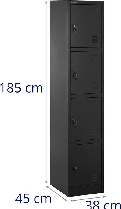 Actual product image Fromm & Starck Locker - 4 compartments with shelf - lockable - 80 kg (45 x 38 cm)