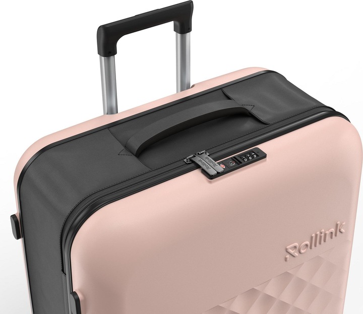 Produktbild Rollink Harde koffer / Trolley / Reiskoffer - Vega 360 - 76 cm - Rose (105 l, L (90 - 115l))