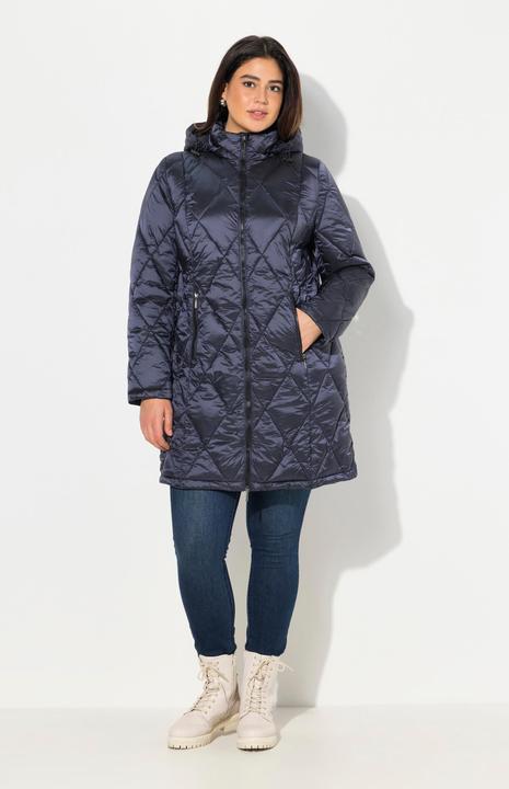 Produktbild Ulla Popken HYPRAR Steppjacke, Kapuze, 2-Wege-Zipper, Zipptaschen (42, 44)