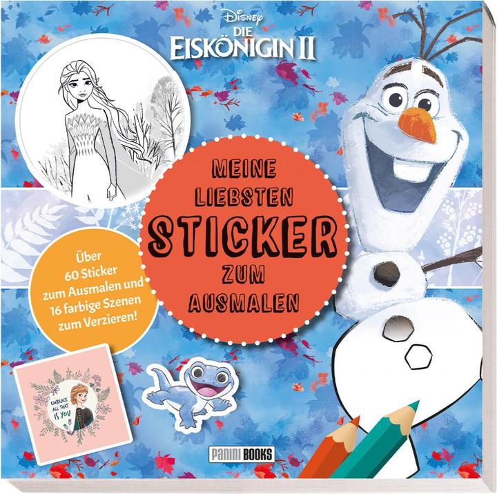 Actual product image Panini Disney Frozen 2: My favorite stickers to color
