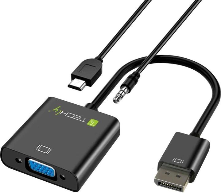 Produktbild Techly HDMI auf (VGA, Audio, 15 cm)