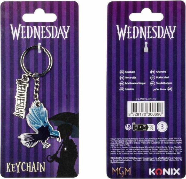 Image du produit Konix Wednesday Porte-clés Crow