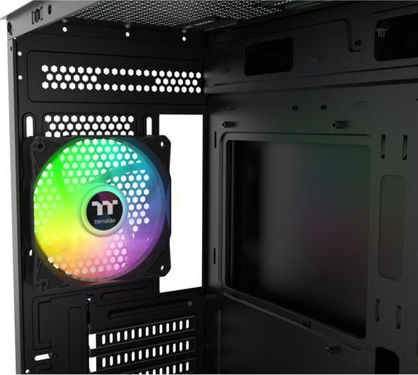 Actual product image Thermaltake Geh View 170 WS Midi Tower "ARGB" Black retail (mATX, Mini-ITX)