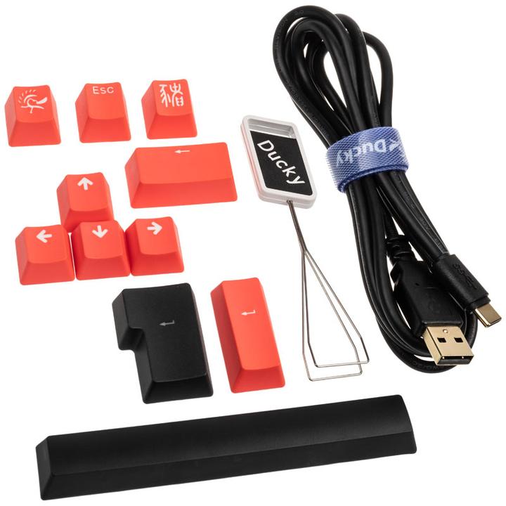 Actual product image Ducky Shine 7 PBT (DE, Cable)
